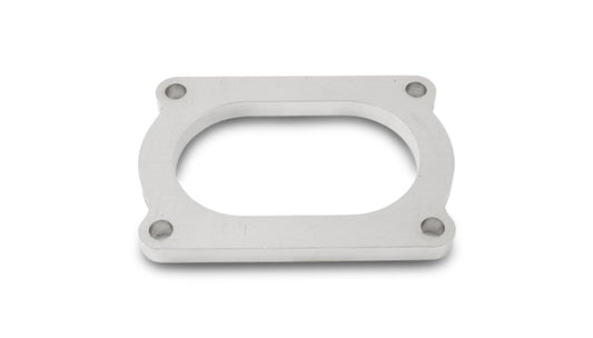 Vibrant T304 SS 4 Bolt Flange for 4in O.D. Oval tubing