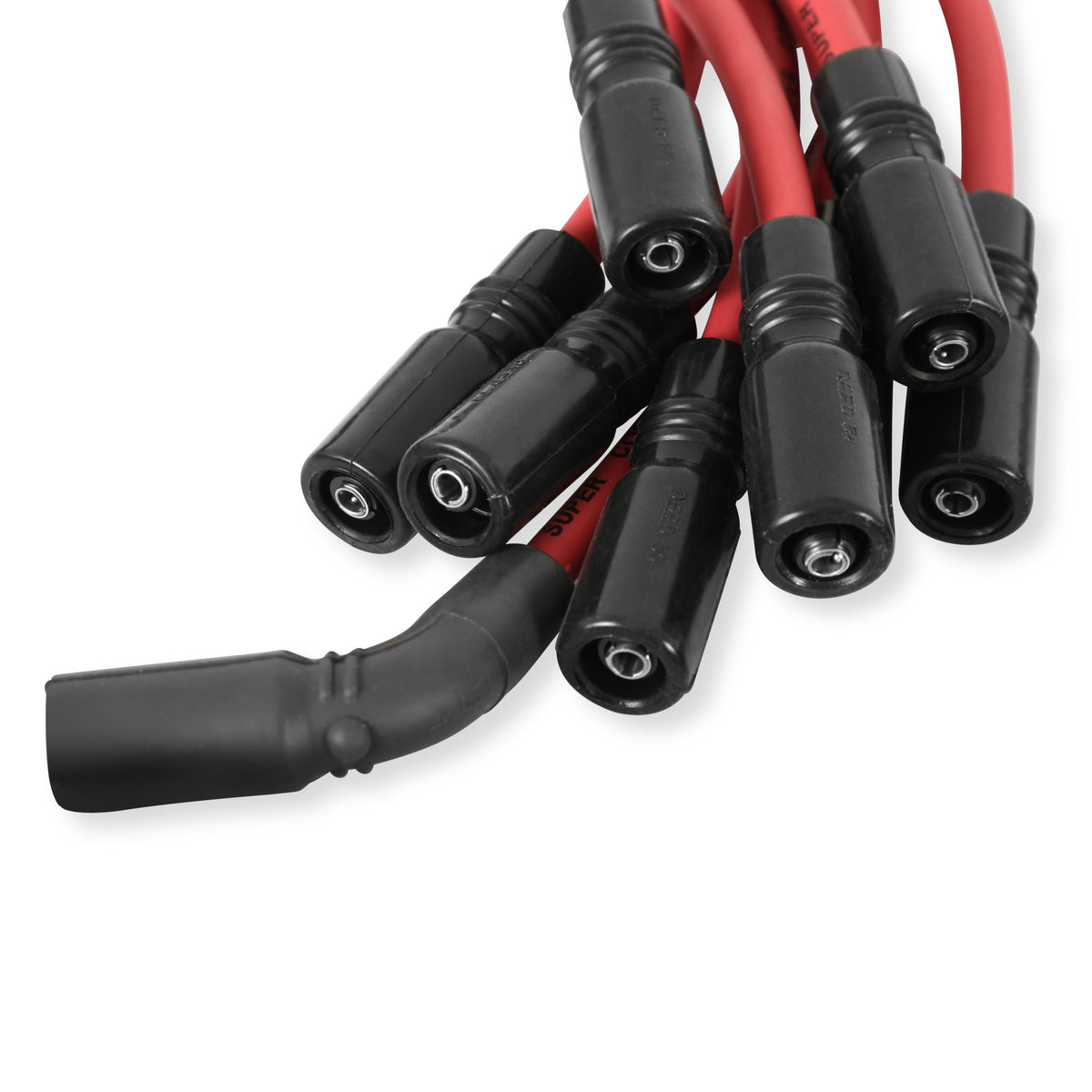 MSD 32129 Super Conductor Spark Plug Wire Set, Univ. for Chevy LT1 w/straight boot