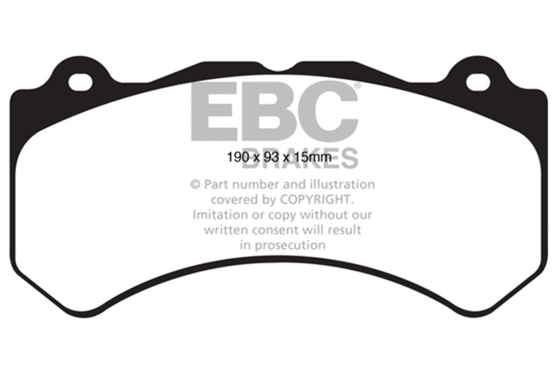 EBC Racing 16-19 Cadillac ATS-V 3.6TT SR-21 Sintered Race Front Brake Pads DP81853.15SR21