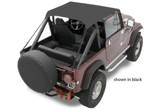 Bestop 76-86 Jeep Cj7 / 81-85 Scdodge Rambler Cj8 / 87-91 Wrangler YJ Traditional Bikini (Tan)
