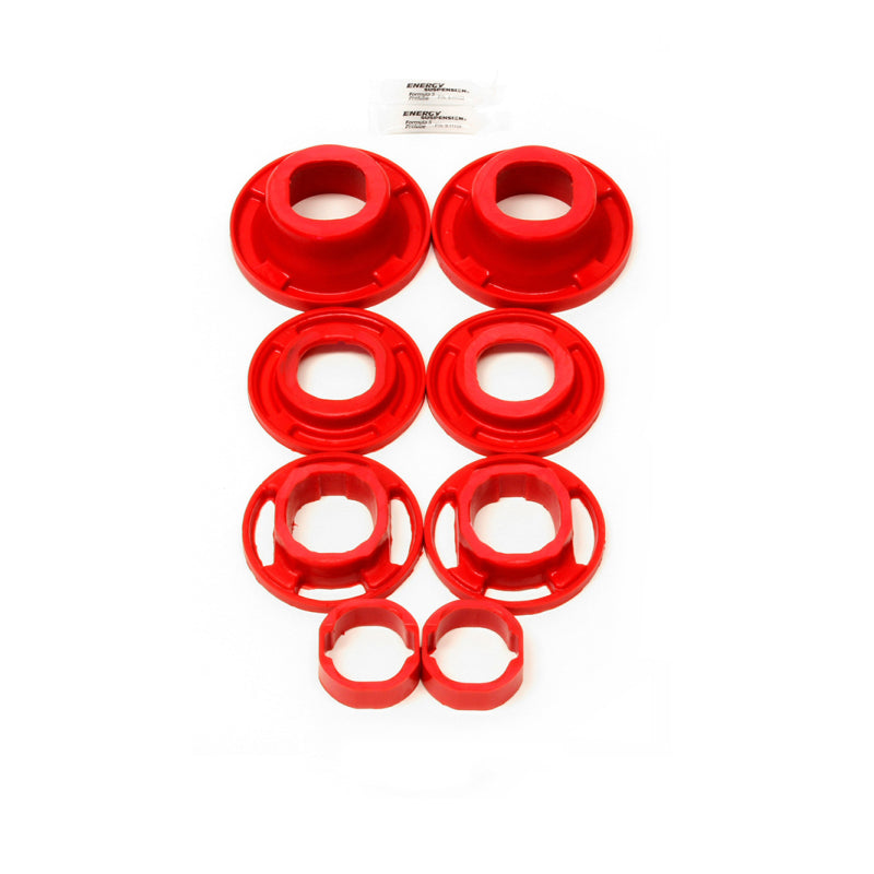 BMR 2012-2015 5th Gen Camaro Rear Cradle Street Version Poly Inserts Only Bushing Kit - Red