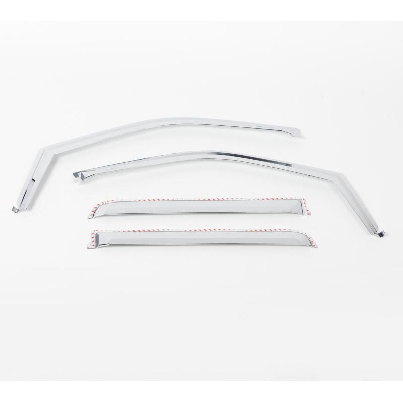 Putco for 2021 Ford F-150 Super Crew Element Chrome Window Visors (Set of 4)