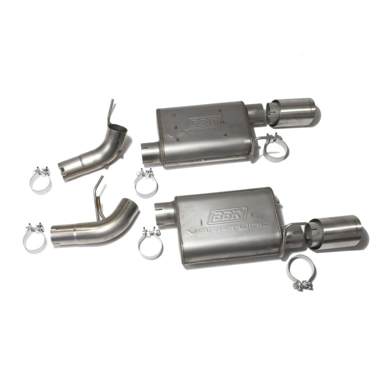 BBK Performance 41005 VariTune Axle-Back Exhaust Kit Stainless Steel for 2005-2010 Ford Mustang GT (4.6L)