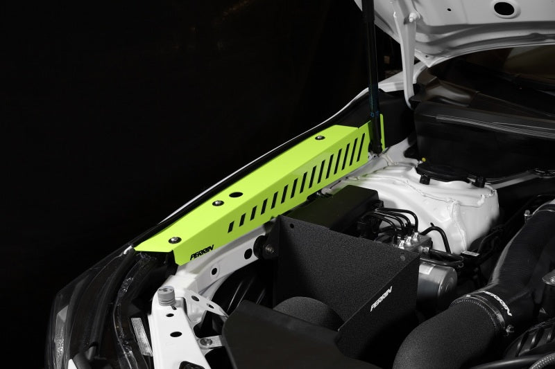 PERRIN 22-26 Subaru WRX Fender Shroud Set - Neon Yellow