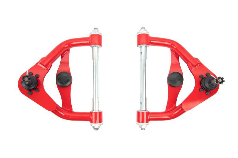UMI Performance 3033-R Tubular Front Upper A-Arms Red for 1978-1988 G-Body
