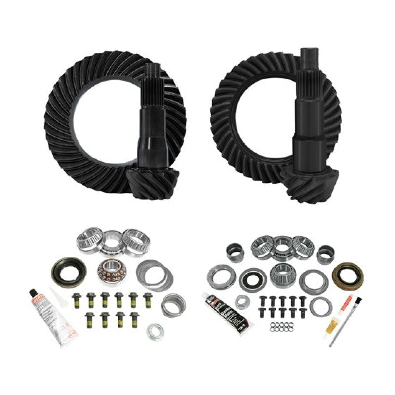 Yukon Gear & Axle YGK074 Complete Gear and Kit Pkg for JL Jeep Non-Rubicon with D35 Rear & D30 Front & 4:88 Gear Ratio