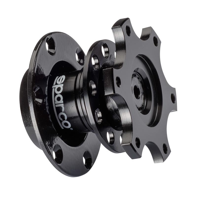 Sparco 6-Bolt Steering Wheel Quick Release - Gold