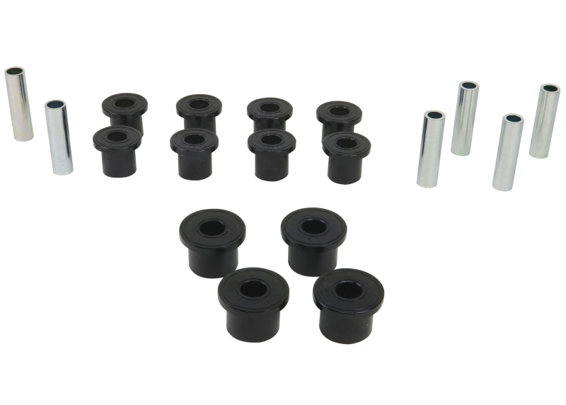 Whiteline W73820 Spring Eye Front/Rear and Shackle Bushing for 1987-1995 Jeep Wrangler