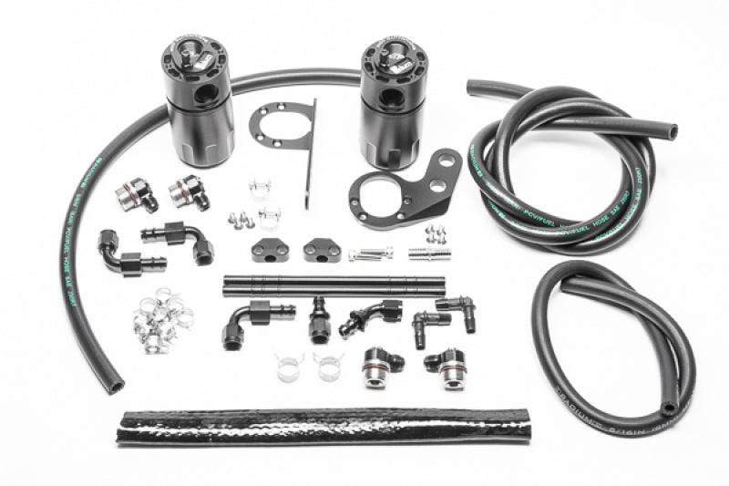 Radium Dual Catch Can Kit for 2017+ Honda Civic Type-R by Radium Engineering - #20-0826-FL