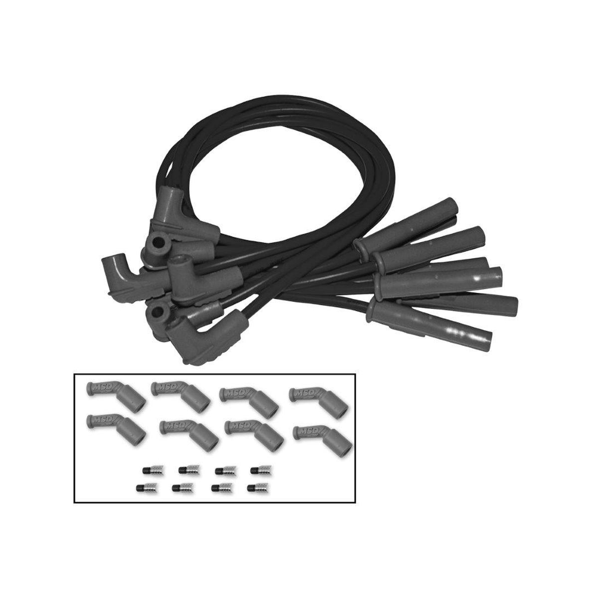 MSD 32073 Universal Super Conductor Spark Plug Wire Set LS Engines