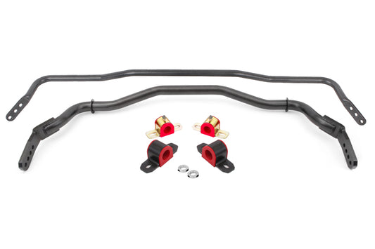 BMR 2015-2026 S550 Mustang Sway Bar Kit with Bushings Front and Rear (SB764 Front/SB045 Rear) Black Hammertone