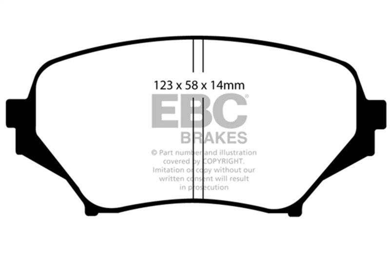 EBC 06-15 Mazda Miata MX5 2.0L Bluestuff Front Brake Pads DP51774NDX