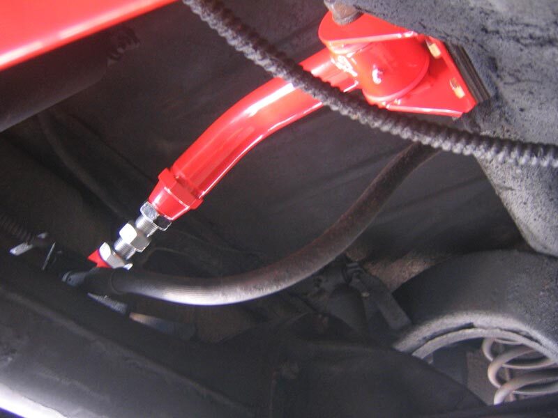 UMI Performance 3652-R Adjustable Upper Control/Trailing Arm (Banana Arm) Red