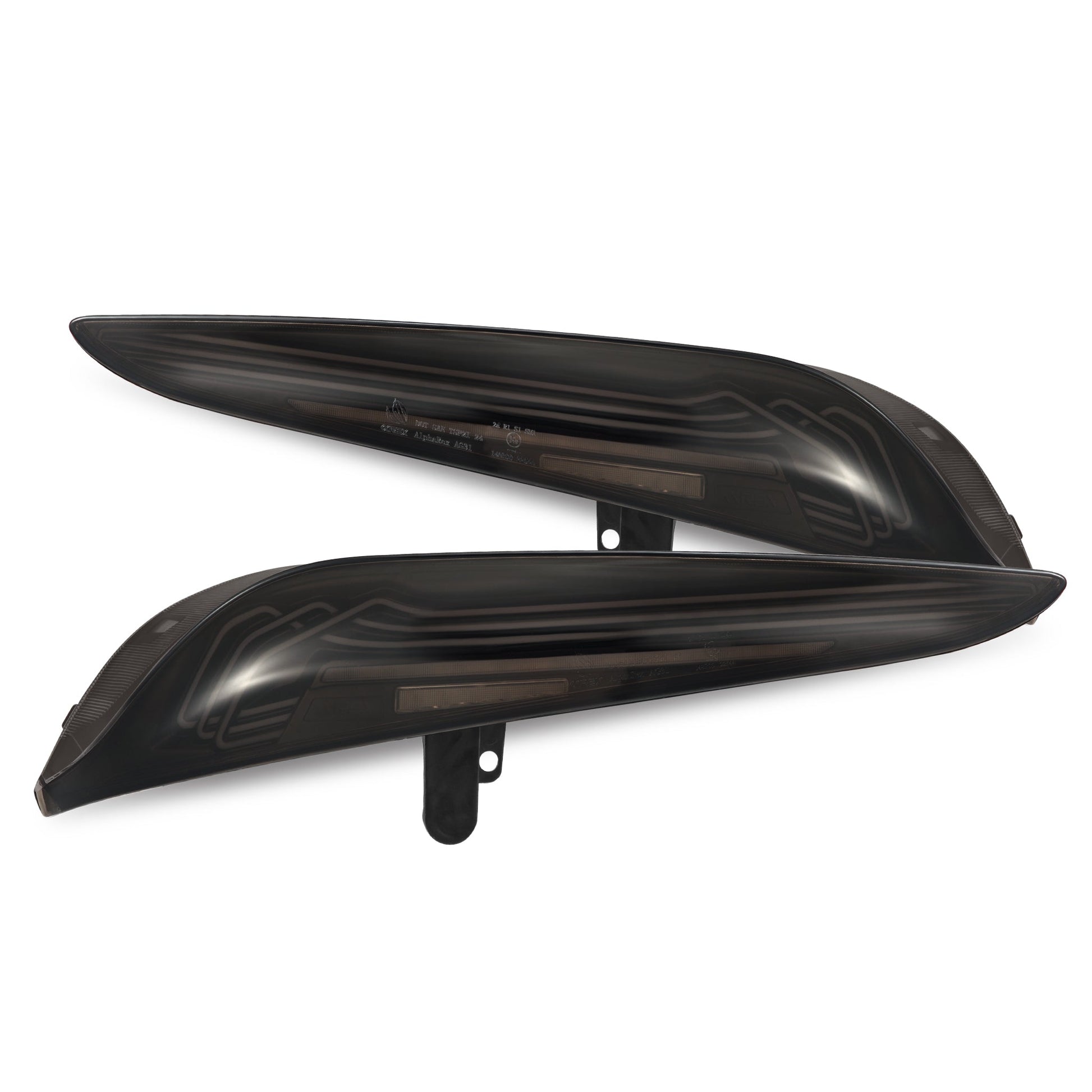 AlphaRex 609020 20-24 Toyota Supra LUXX-Series Laser Style LED Tail Lights Alpha-Black