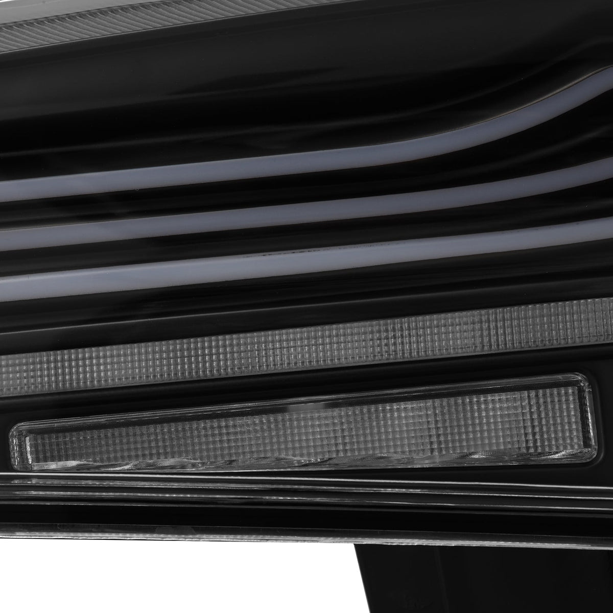 AlphaRex 609010 20-24 Toyota Supra LUXX-Series Laser Style LED Tail Lights Black