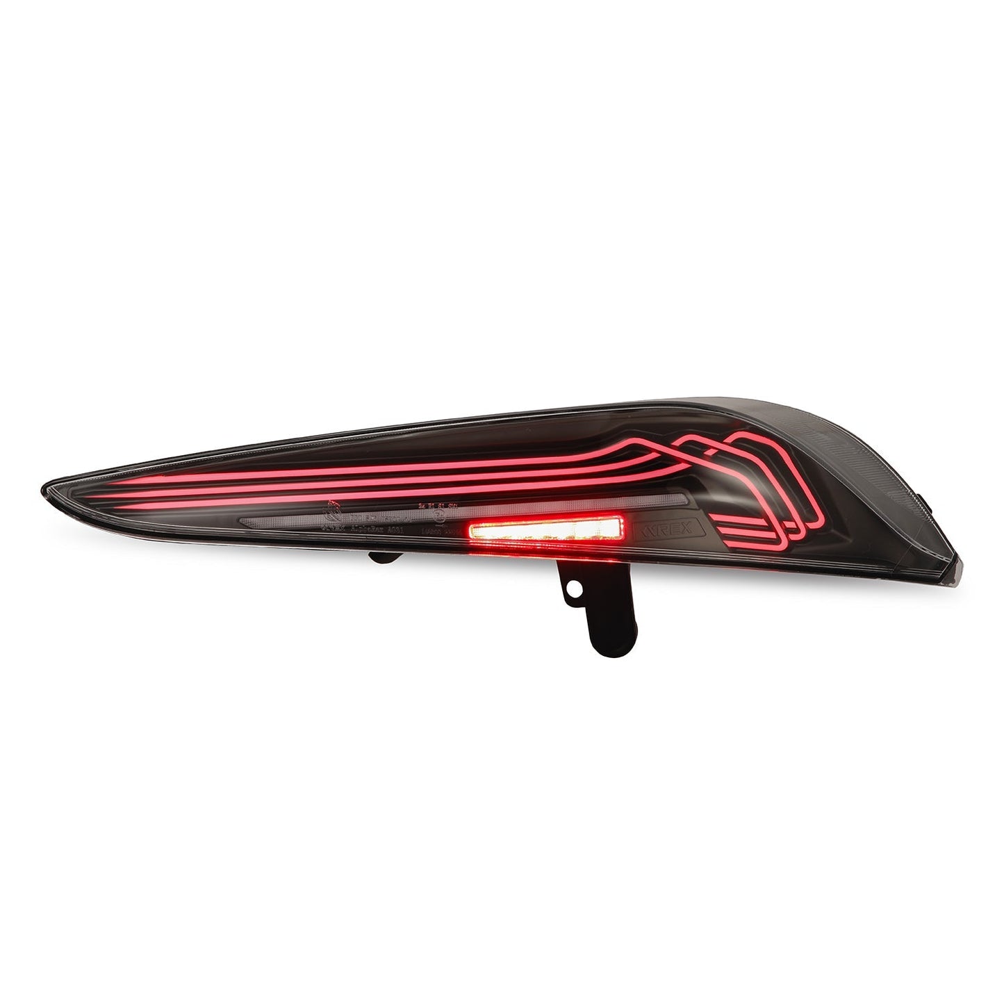 AlphaRex 609010 20-24 Toyota Supra LUXX-Series Laser Style LED Tail Lights Black