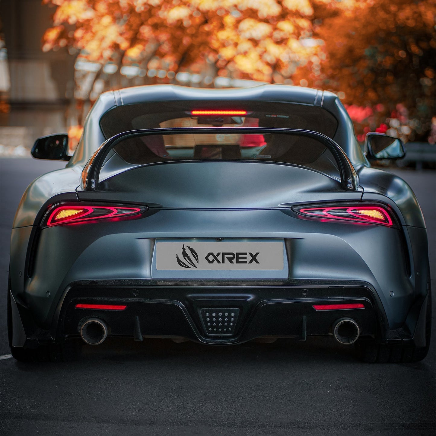 AlphaRex 609021 20-24 Toyota Supra LUXX-Series FT-1 Style LED Tail Lights Alpha-Black