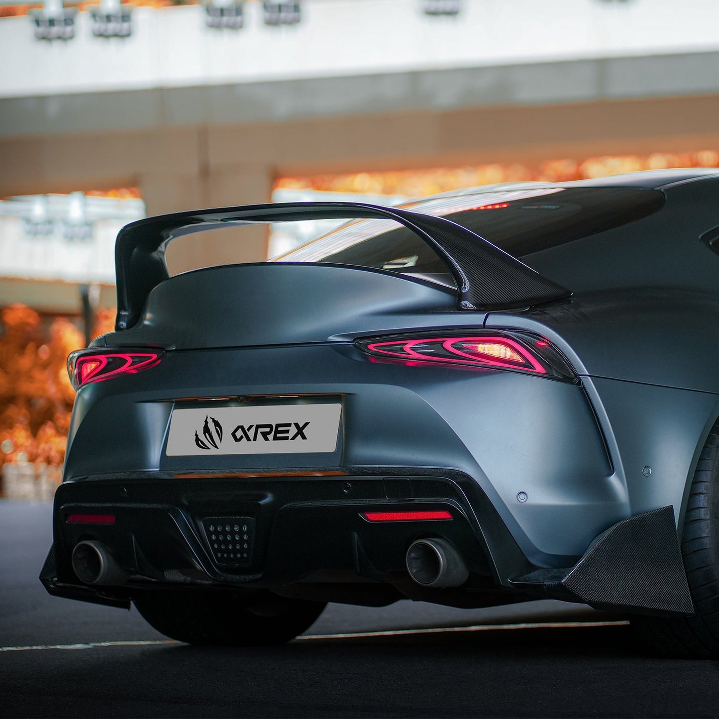 AlphaRex 609021 20-24 Toyota Supra LUXX-Series FT-1 Style LED Tail Lights Alpha-Black