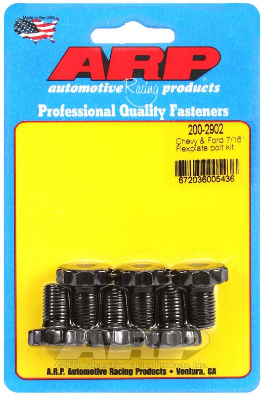 ARP 200-2902 for Chevy 265/454 w/2 pcs Rear Main Seal Flexplate Bolt Kit