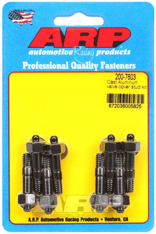 ARP 200-7603 Cast Aluminum Valve Cover Stud Kit - 1/4in x 20 1.5in OAL