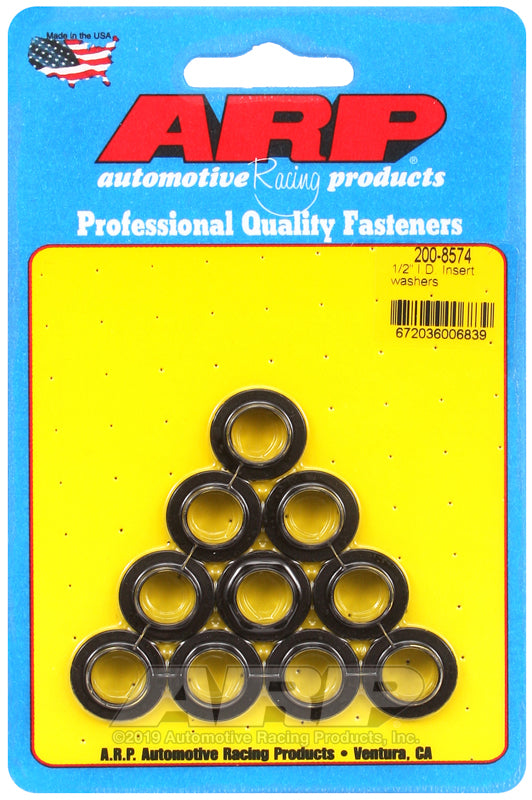 ARP 200-8574 1/2in ID Insert Washers (10 pack)