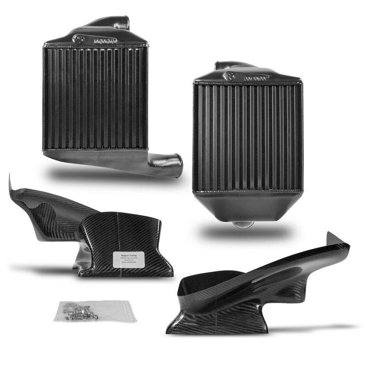 Wagner Tuning 200001006.KKIT Competition Intercooler with Carbon Air Shroud for Audi S4 B5 2.7T