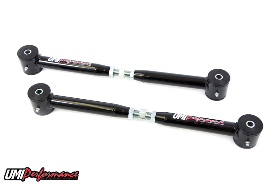 UMI Performance 2018-B Adjustable Lower Control Arms Polyurethane Bushings Black