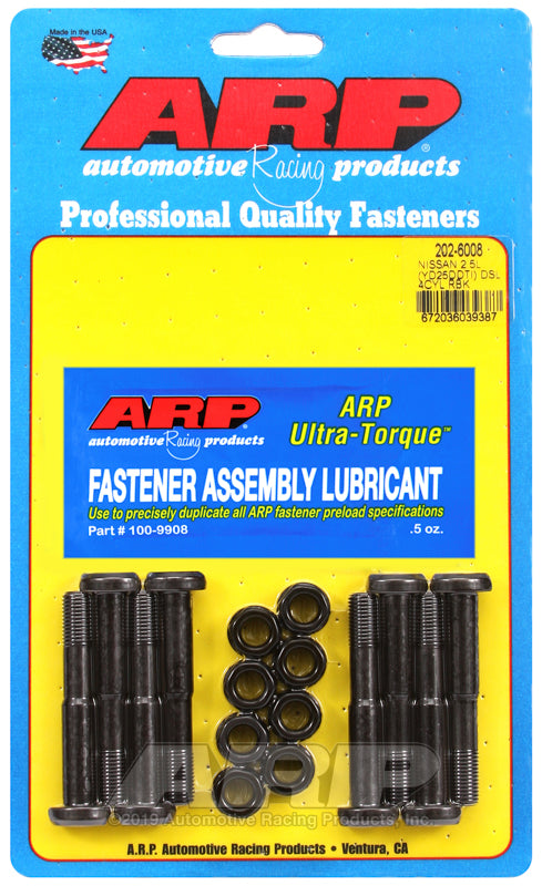 ARP 202-6008 for Nissan 2.5L (YD25DDTI) Diesel 4cyl Rod Bolt Kit