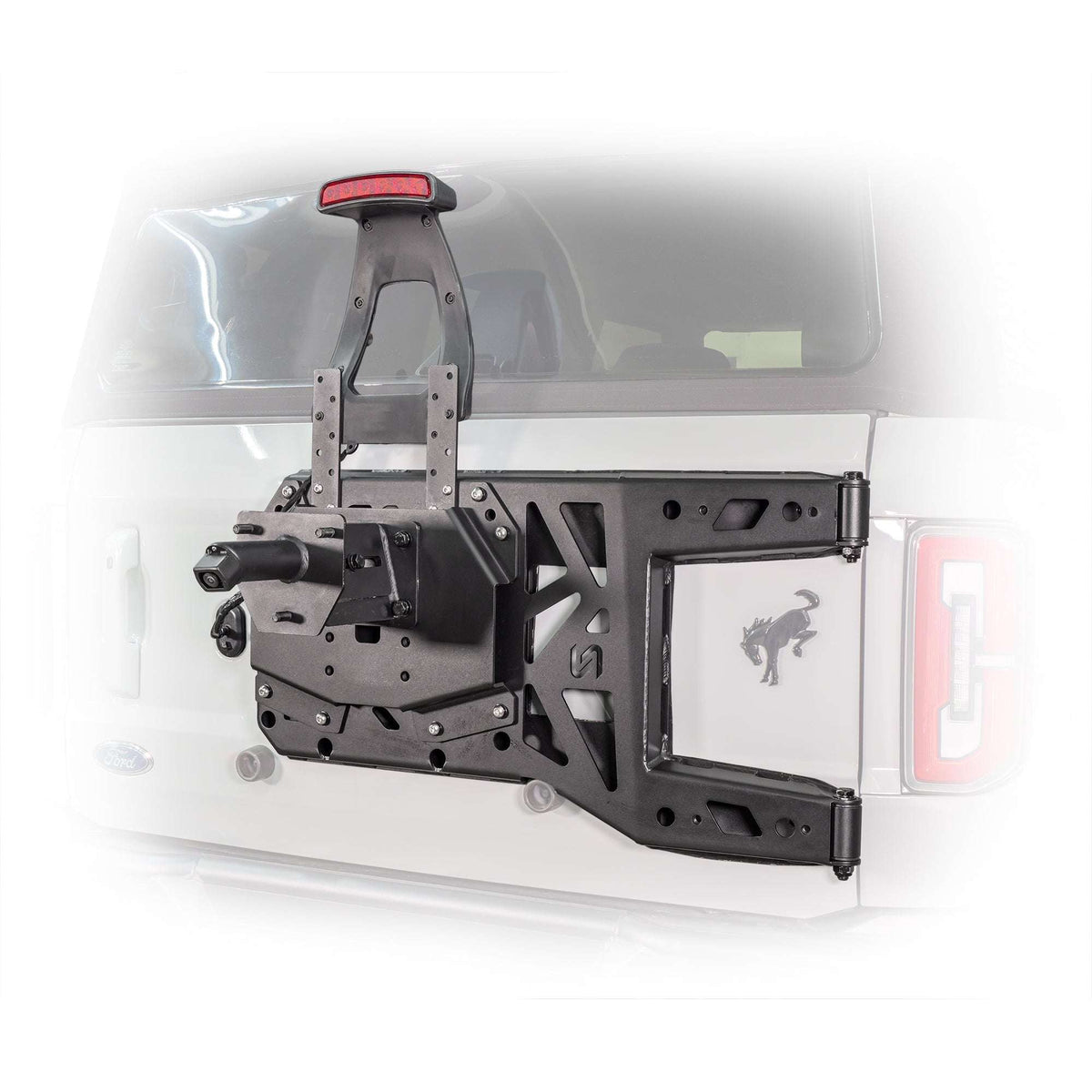 Turn Offroad TC4-M1 for 2021+ Ford Bronco Adjustable Tire Carrier w/Camera Mount