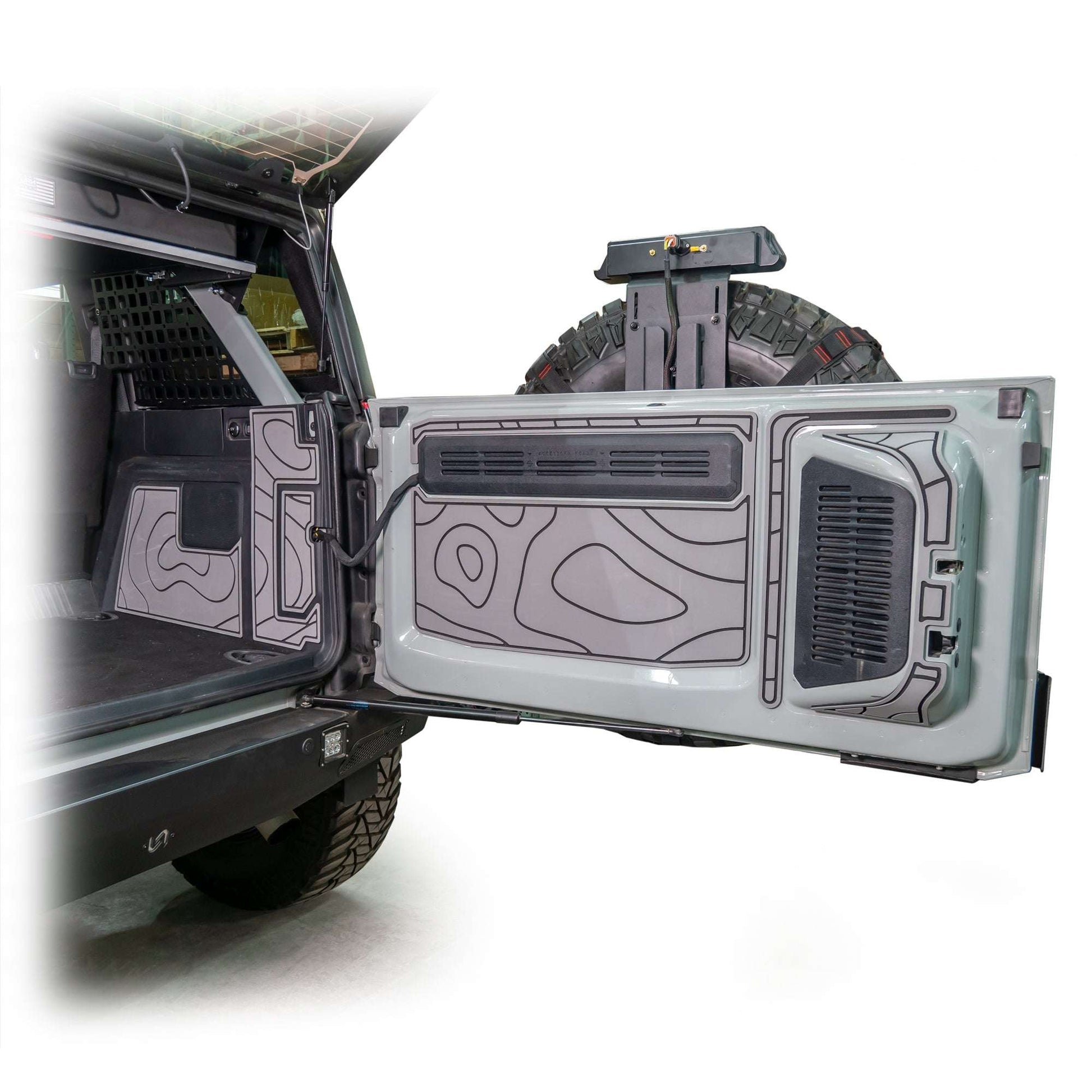 Turn Offroad IA5-M4B for 2021+ Ford Bronco Cargo Area Foam Protector Kit Black