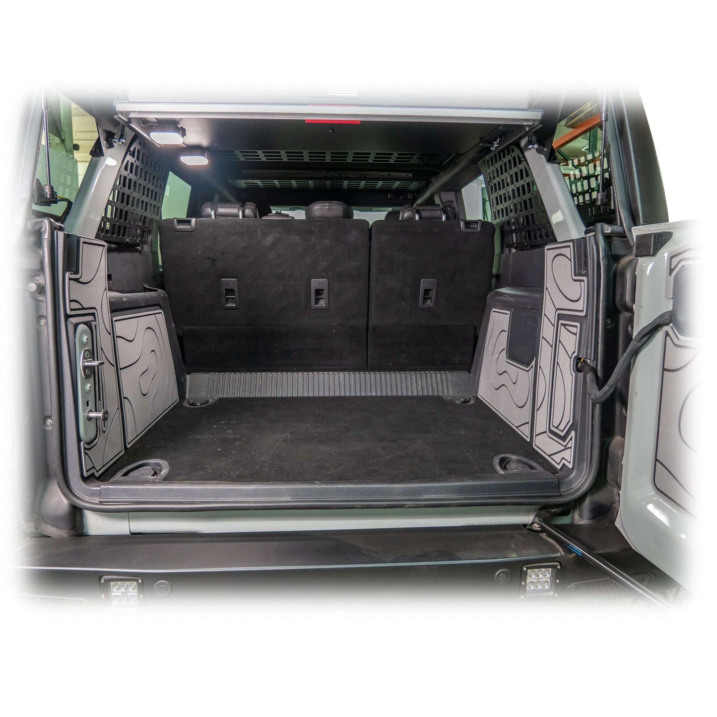 Turn Offroad IA5-M4B for 2021+ Ford Bronco Cargo Area Foam Protector Kit Black