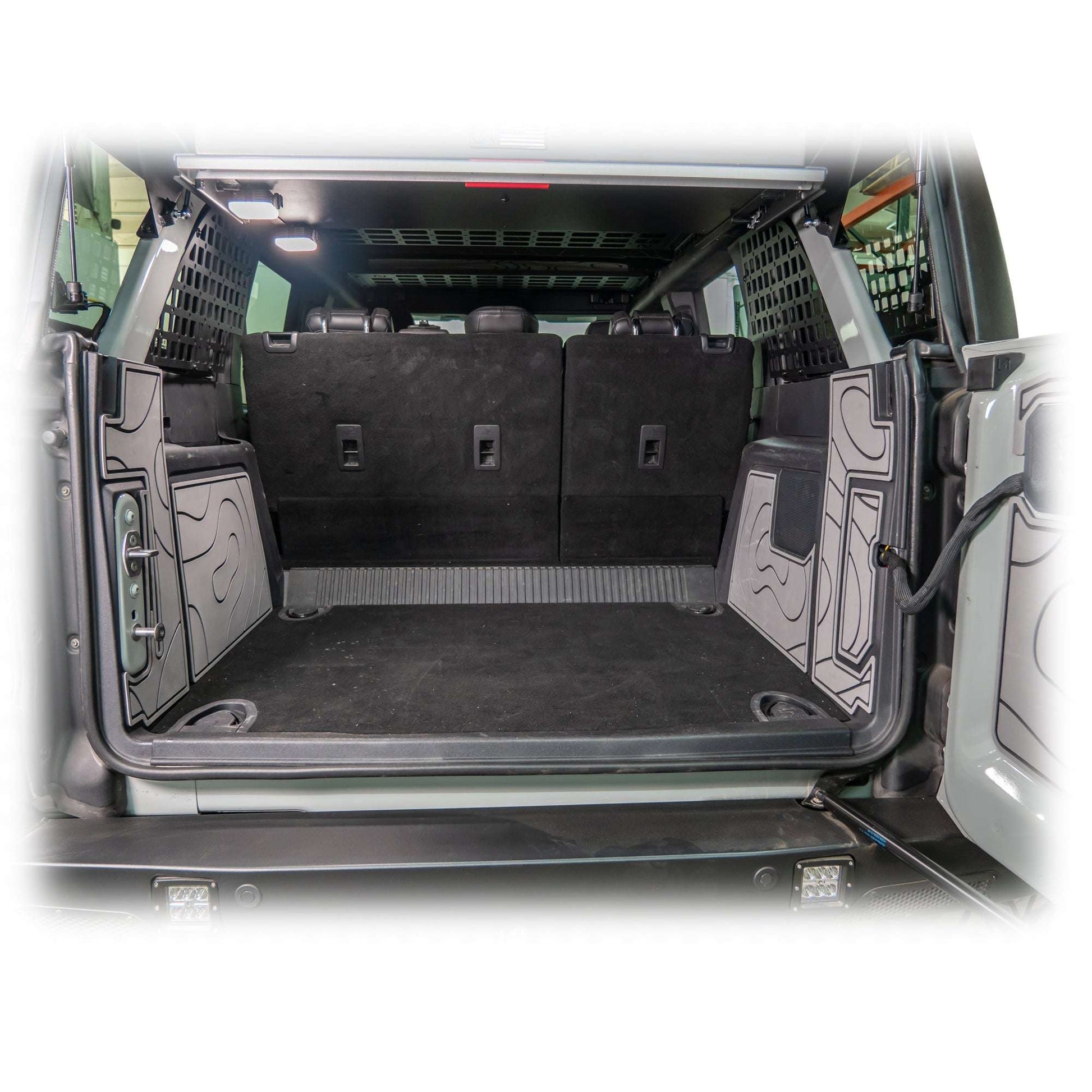 Turn Offroad IA5-M4B for 2021+ Ford Bronco Cargo Area Foam Protector Kit Black