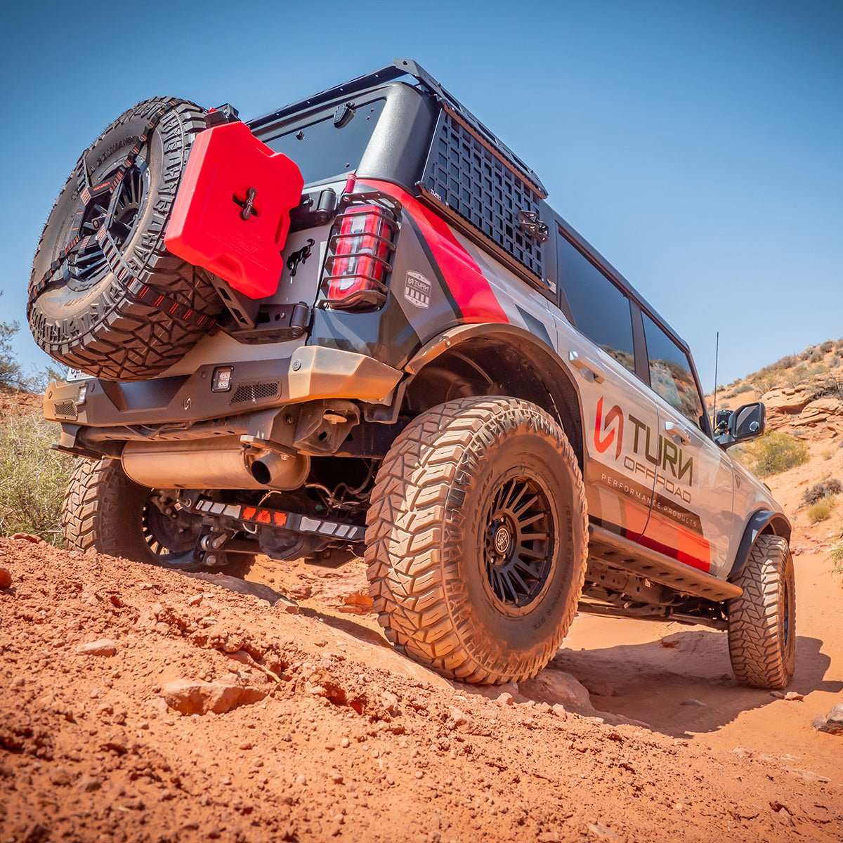 Turn Offroad TC3-M1 for 2021+ Ford Bronco HD Tire Carrier Tailgate Reinforcement