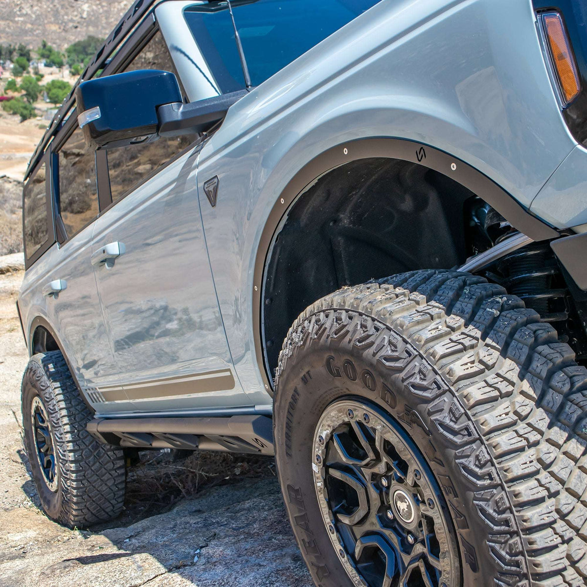Turn Offroad RS1-M4 for 2021+ Ford Bronco Rock Sliders