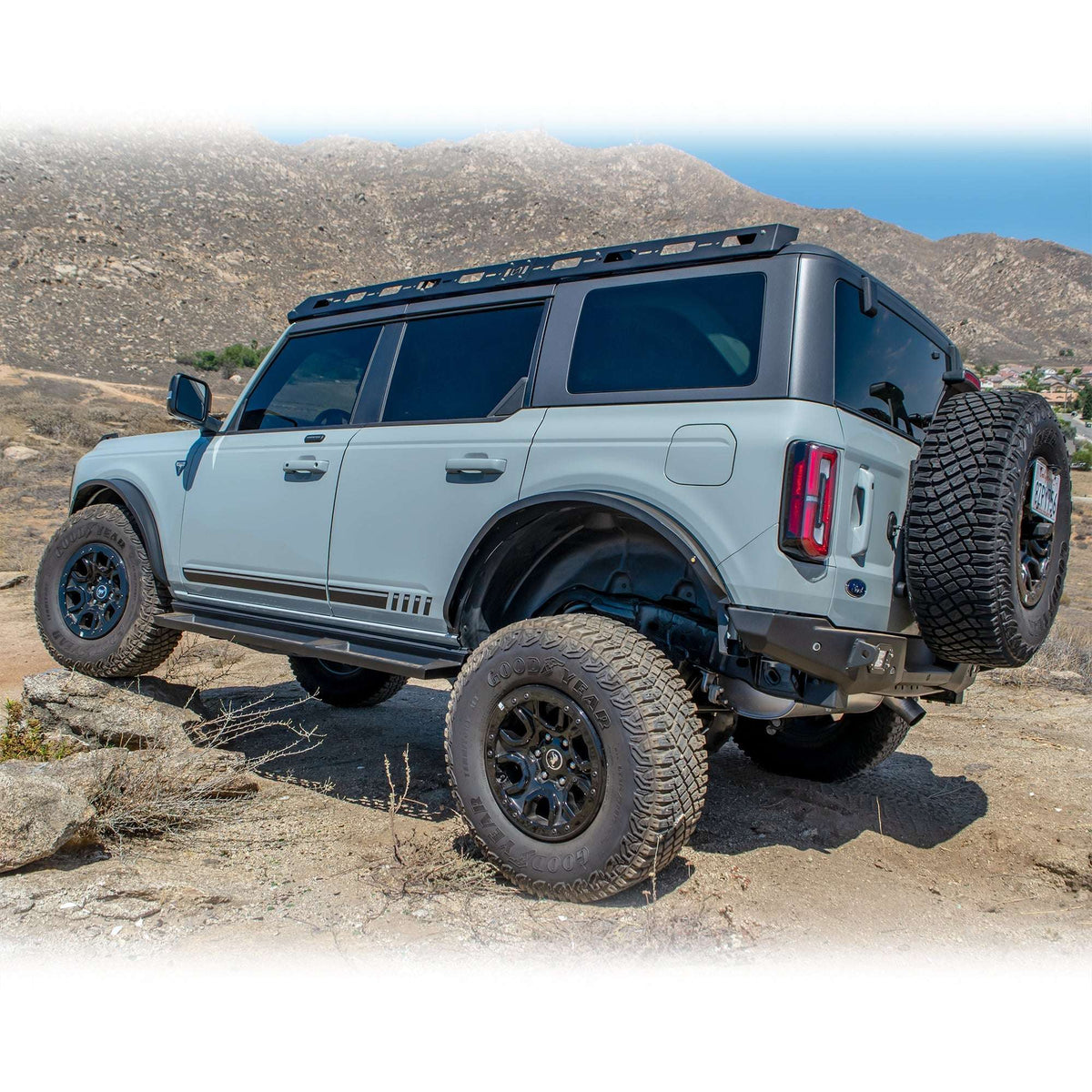 Turn Offroad SS1-M4 for 2021+ Ford Bronco Side Step 4-door