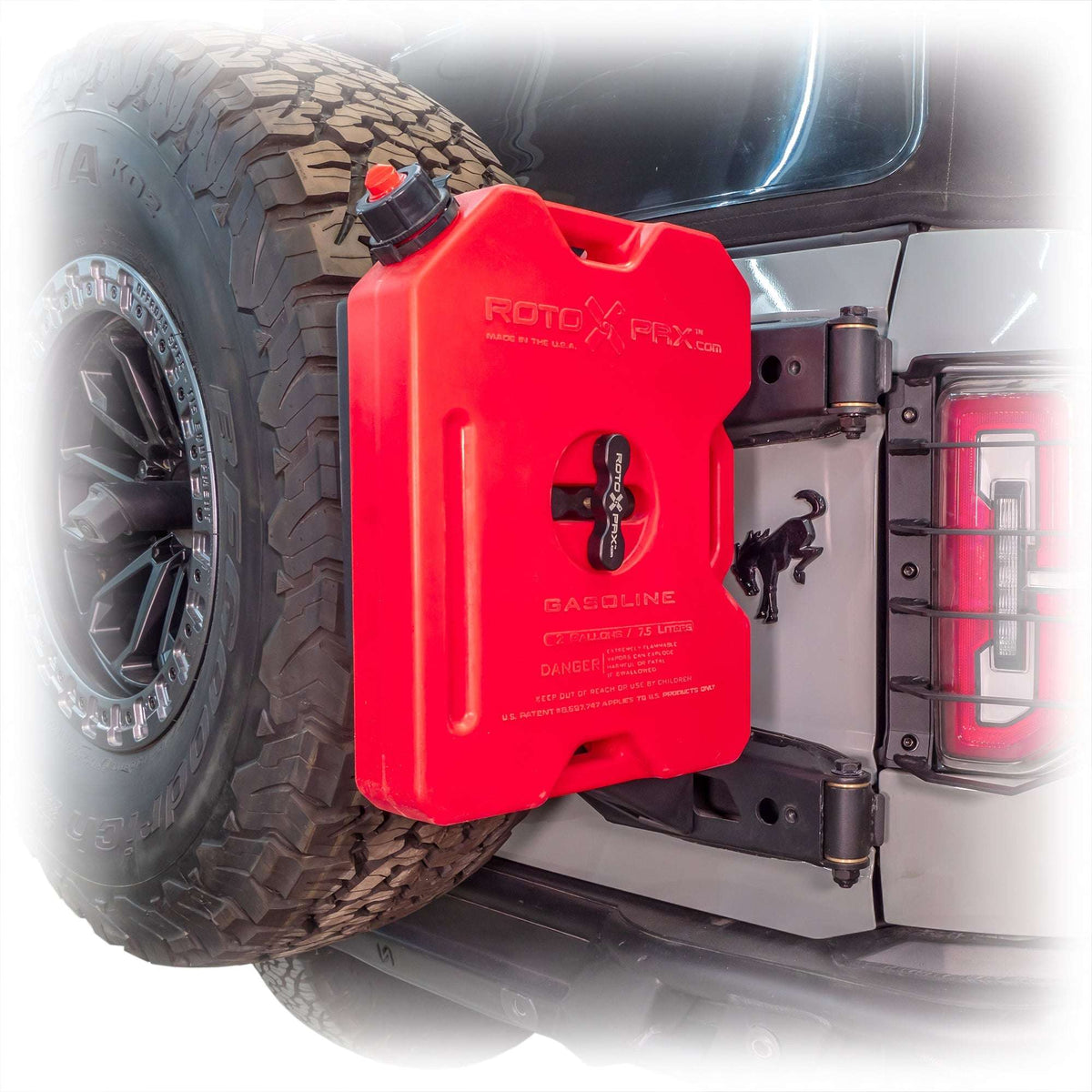 Turn Offroad EA5-M1 for 2021+ Ford Bronco Tailgate Rotopax Mount