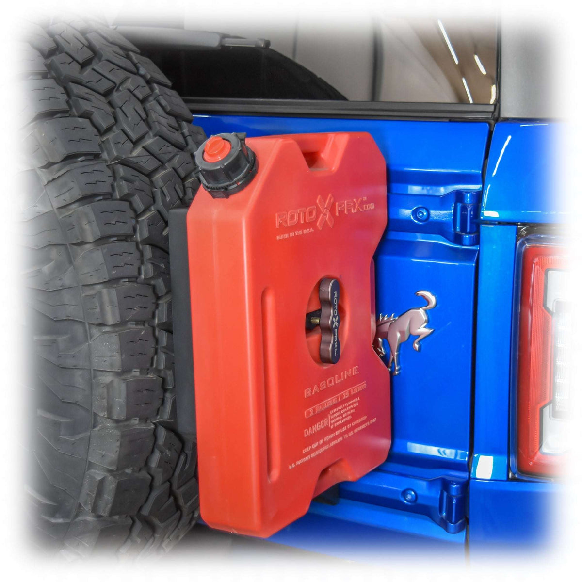 Turn Offroad EA5-M1 for 2021+ Ford Bronco Tailgate Rotopax Mount