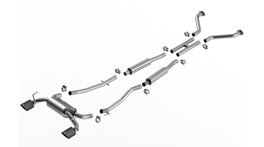 Borla 140958CFBA 03-08 Nisan 350Z S Type Catback System - Carbon Fiber Black Anodized Tip - #140958CFBA