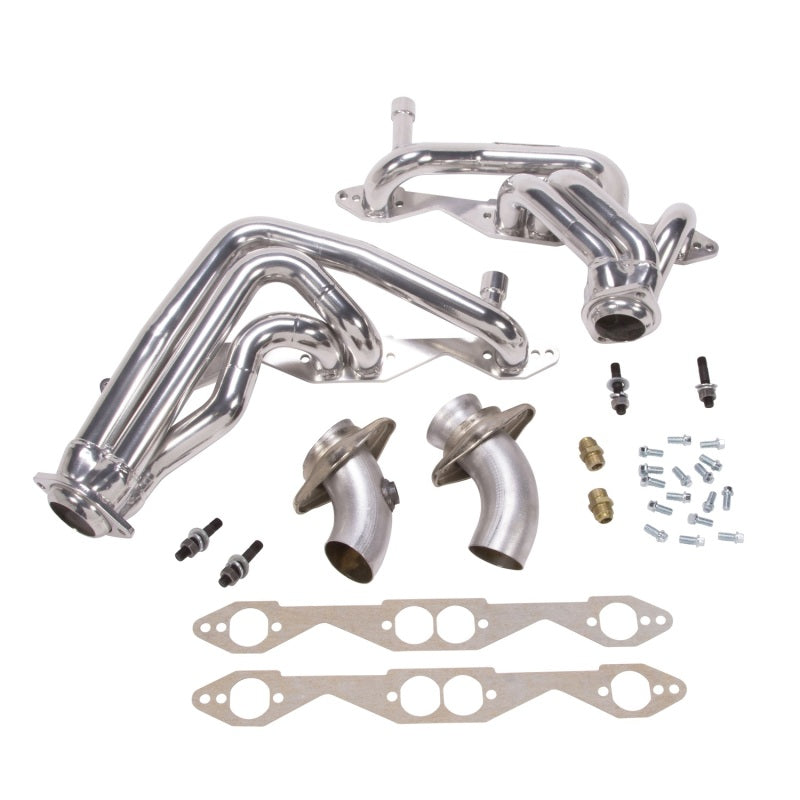 BBK Performance 15950 Shorty Tuned Length Headers 1-5/8 Silver Ceramic for 1994-1996 Chevrolet Impala SS (5.7L LT1)