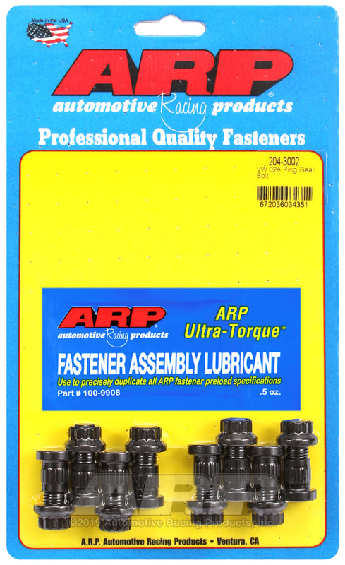 ARP 204-3002 for VW 02A M10 Ring Gear Bolt Kit