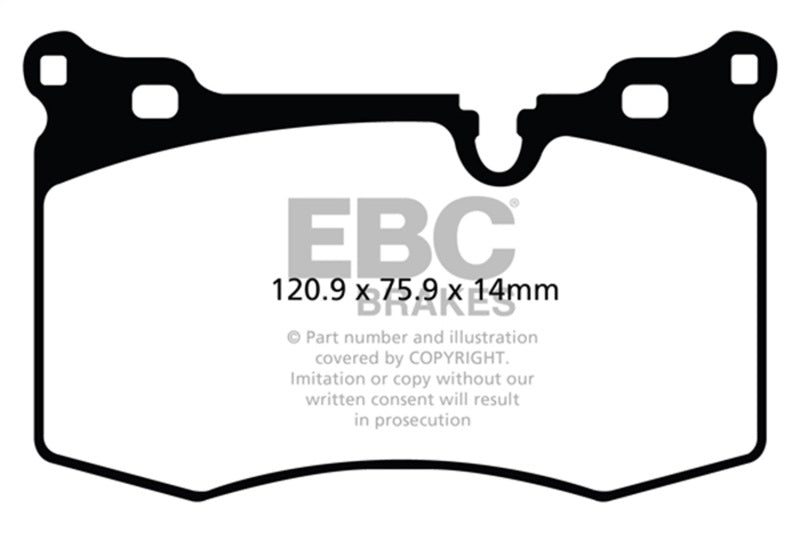 EBC Brakes Bluestuff Street and Track Day Brake Pads DP51854NDX