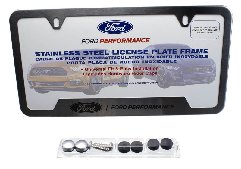 Ford Racing Stainless Steel for Ford Performance License Plate Frame