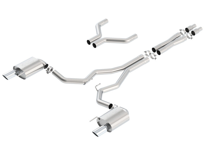 Borla 140630 Cat-Back Exhaust System ATAK for 2015-2017 Ford Mustang GT (5.0L V8)