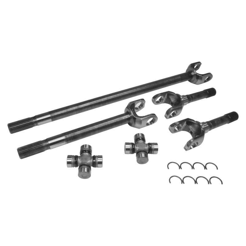 Yukon Gear & Axle ZA W24106 USA Standard 4340 Chrome-Moly Replacement Axle Kit For 72-81 Jeep CJ / Dana 30 / 27 Spline