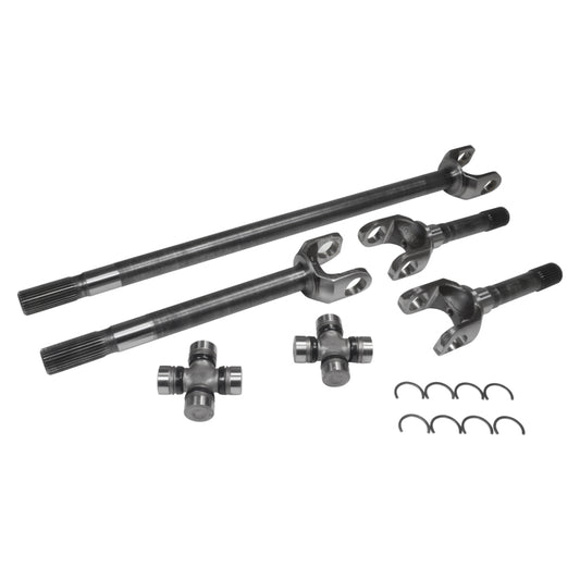 Yukon Gear & Axle ZA W24106 USA Standard 4340 Chrome-Moly Replacement Axle Kit For 1972-1981 Jeep CJ / Dana 30 / 27 Spline