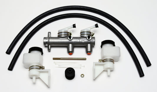 Wilwood Tandem Master Cylinder - 1in Bore w/ Remote Reservoirs - #260-7563