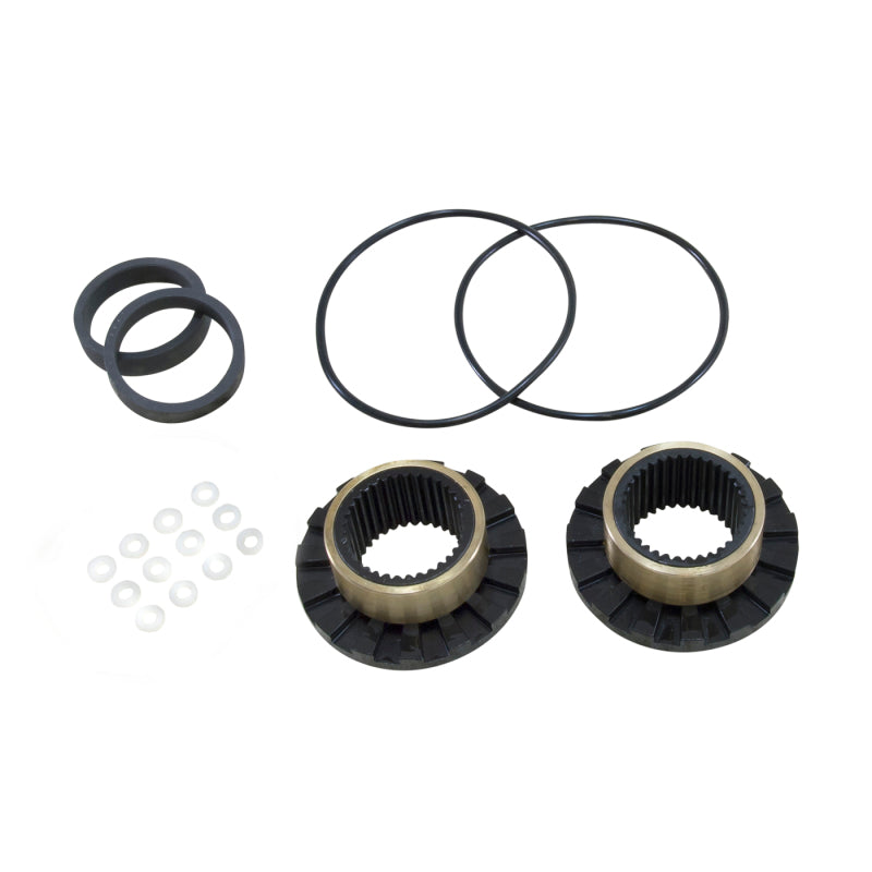 Yukon Gear & Axle YHC73004 For 1999-2004 Ford Super Duty 35 Spline Driver Assembly Hardcore Locking Hubs