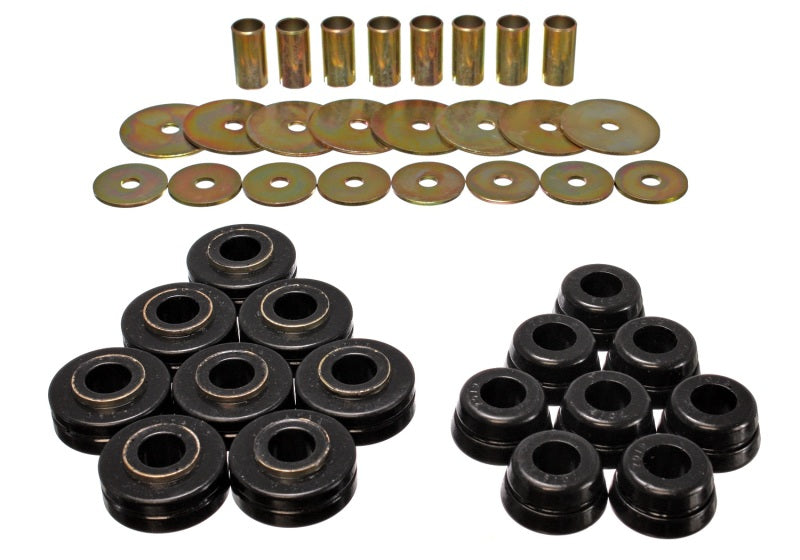 Energy Suspension Scout Ii Body Mounts - Black 6.4101G