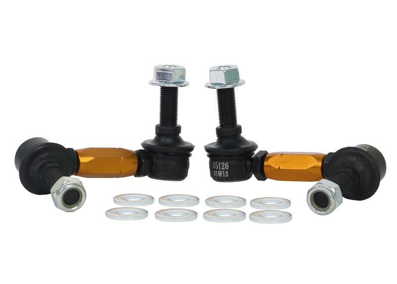 Whiteline KLC110 Front Sway Bar-Link Assembly Heavy Duty Adjustable Steel for 1997-2019 Chevrolet Corvette, 2003-2009 Nissan 350Z, 2003-2007 Infiniti G35