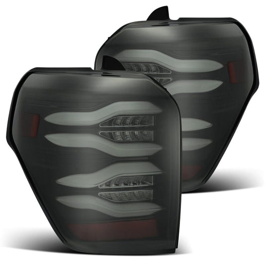 AlphaRex 690010 10-21 Toyota 4Runner PRO-Series LED Tail Lights Jet Black
